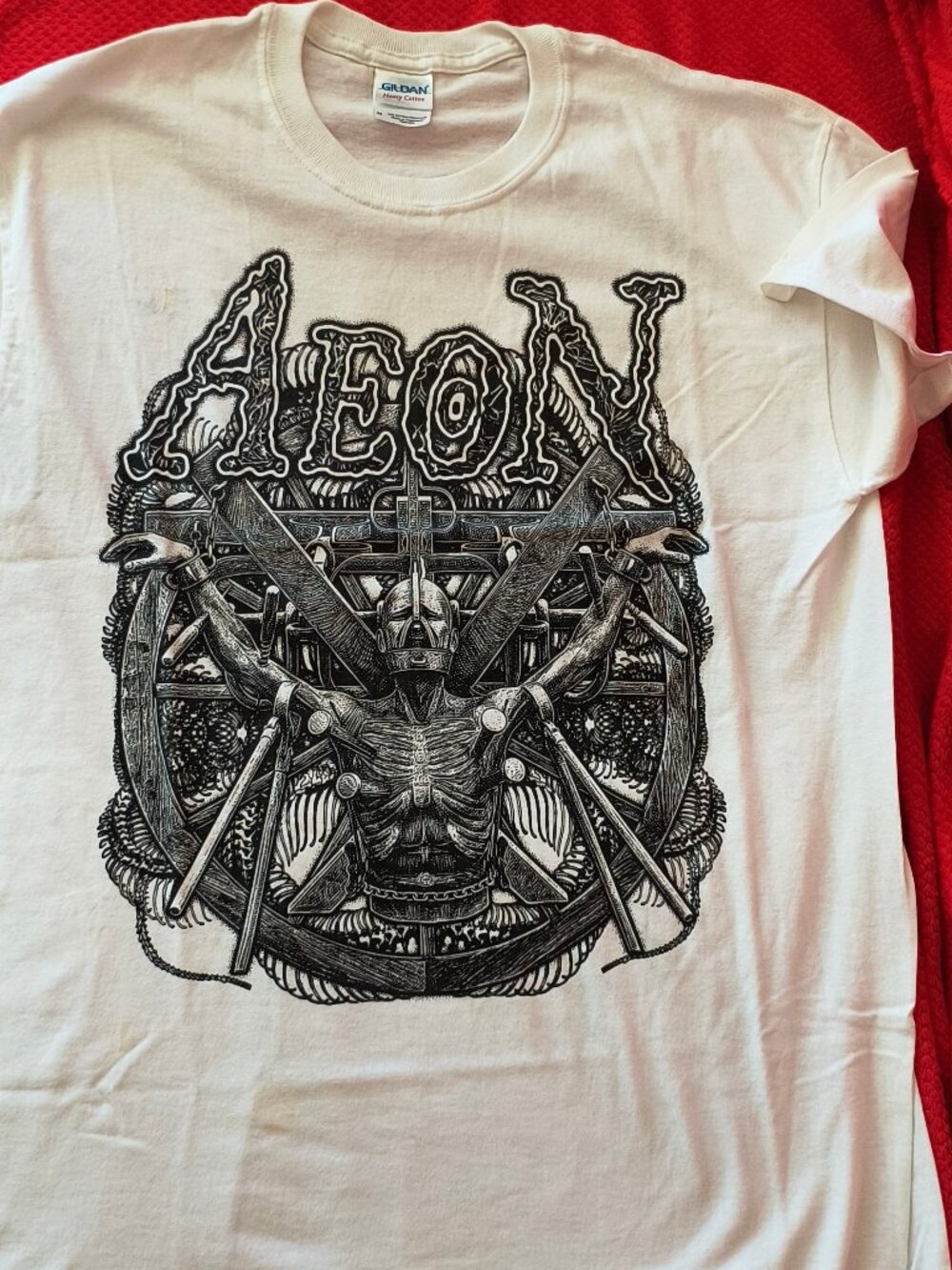 Aeon death metal autographed t-shirt M
